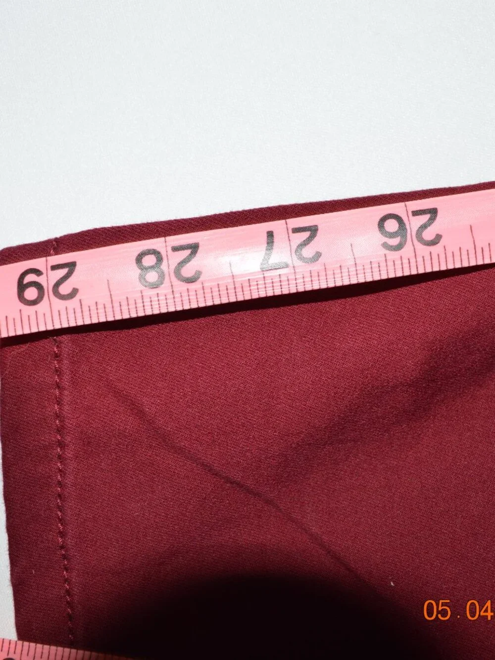 Democracy, 12, Womens' Burgundy Pants - Picture 4 of 4